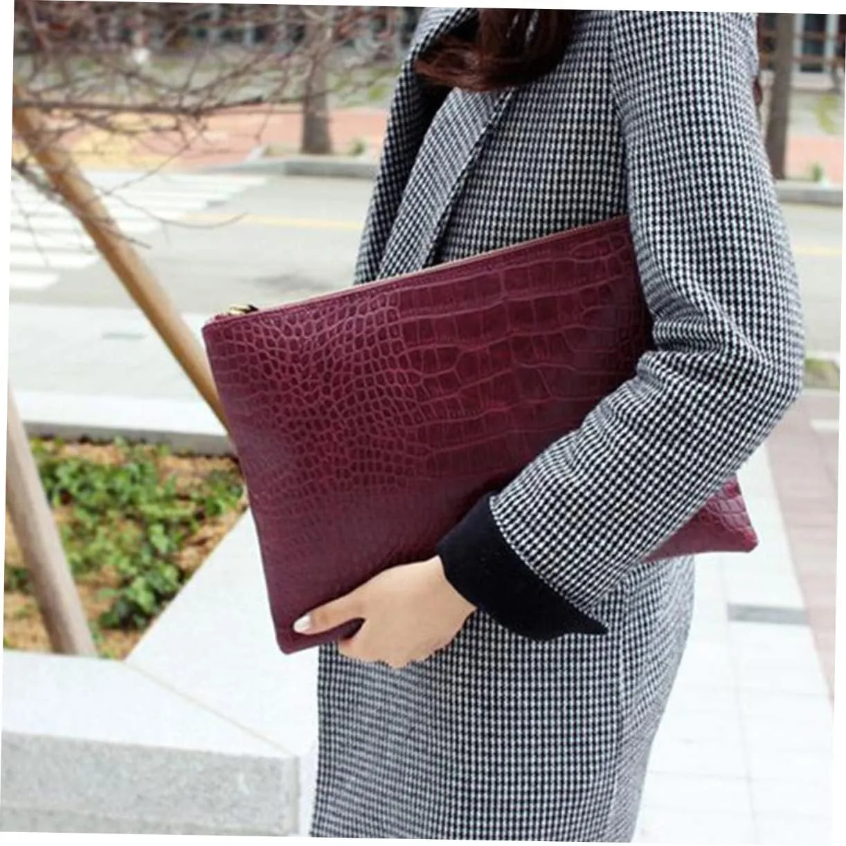 1 PC Print Clutch Vintage Handbags for Women Tote Bag for Women Classic Shoulder Clutch Ladies Hand Bags