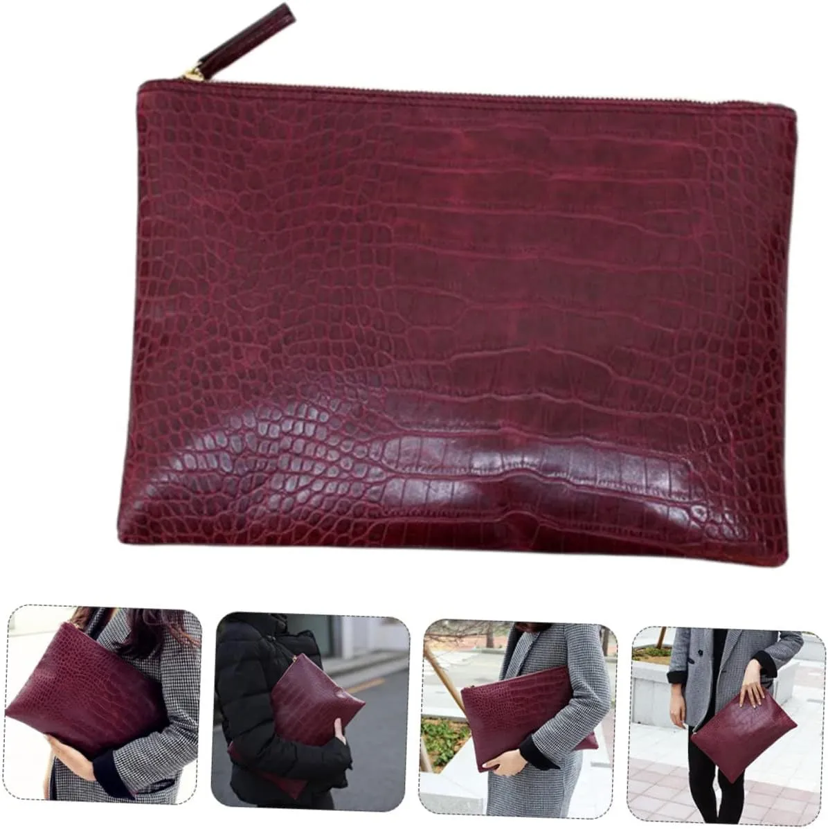 1 PC Print Clutch Vintage Handbags for Women Tote Bag for Women Classic Shoulder Clutch Ladies Hand Bags
