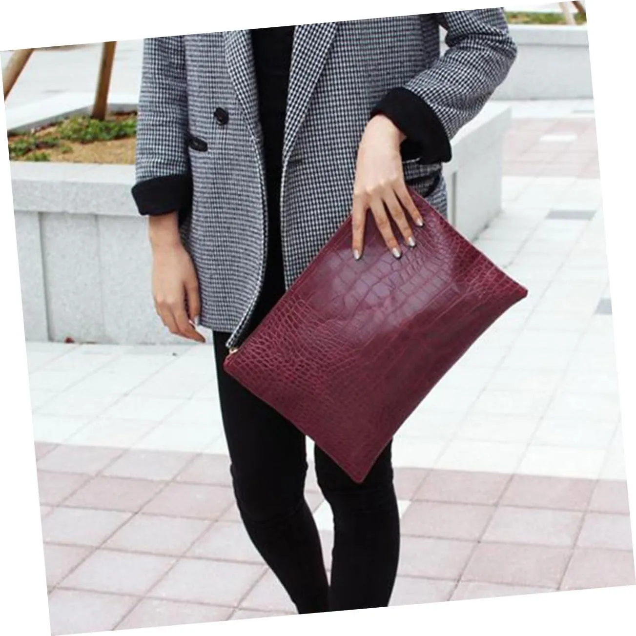 1 PC Print Clutch Vintage Handbags for Women Tote Bag for Women Classic Shoulder Clutch Ladies Hand Bags