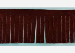 1 Pcs 2" Wide Mocha Faux Suede Fringe Trim 10 Yards -Rk8