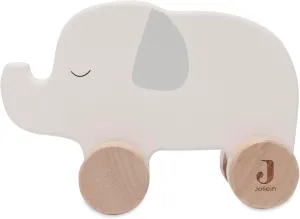 112-001-67091 Wooden Toy on Wheels, Grey