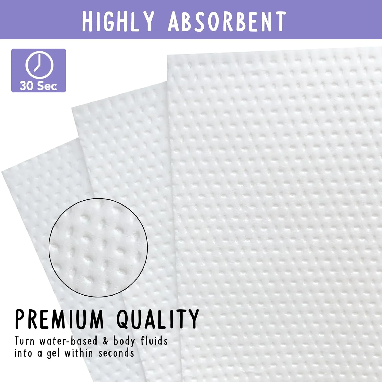 150 Packs Super Absorbent Urine Pads Portable Child Used with Travel Potty Bags Disposable Liners for Toddlers, Toilet Seat for Kids Pee Training