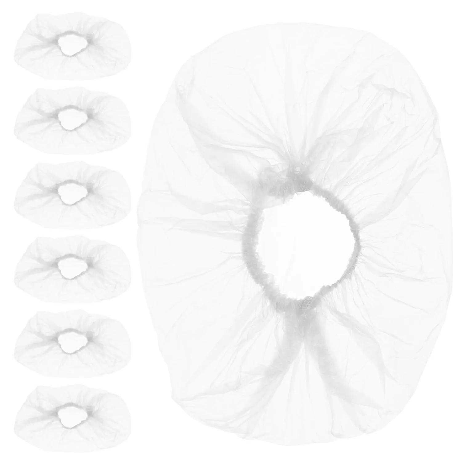 300pcs Washbasin Bag Soaking Bowl Supplies Spa Bath Pedi Tubs Beads Bulk Care Sink Kit Shower Bonnet Large Hot Supply Non Products Clear Packing Bags Foot Tub Liners White or