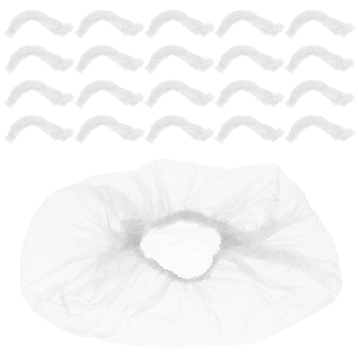 300pcs Washbasin Bag Soaking Bowl Supplies Spa Bath Pedi Tubs Beads Bulk Care Sink Kit Shower Bonnet Large Hot Supply Non Products Clear Packing Bags Foot Tub Liners White or