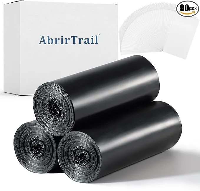 60 portable toilet bags with 30 commode absorbent pads,8 Gallon camping toilet waste bags for 5 gallon bucket,1mil bildegradable porta potty luggable loobags for adults travel