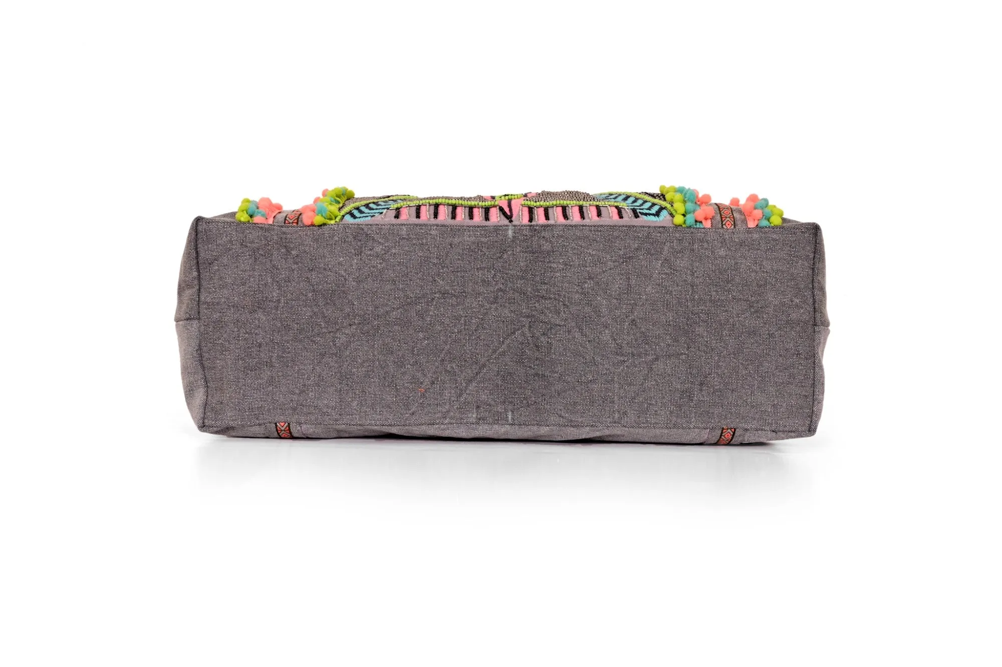 ABF19024 Hand Beaded Gargoyle Embellished Tote