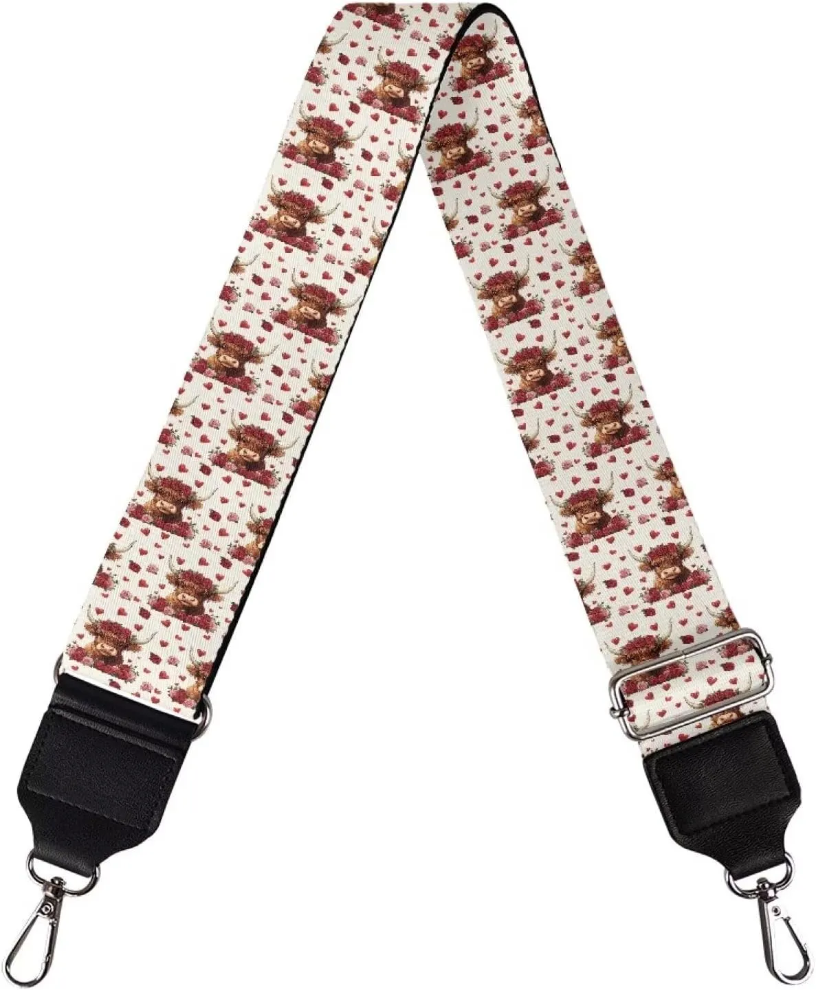 Adjustable Purse Strap Replacement, Wide Shoulder Canvas Bag Strap, Crossbody Handbag Strap