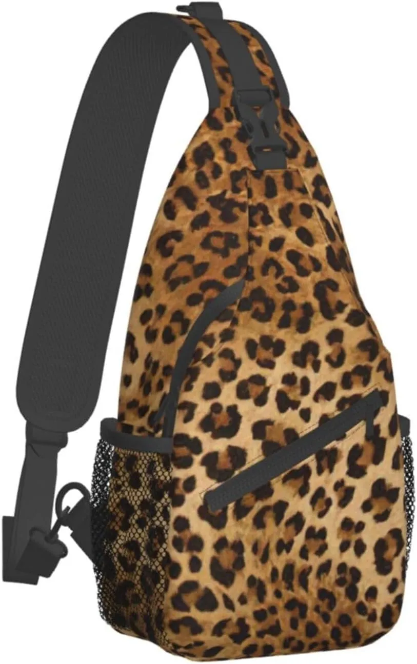 African Weaving Print Crossbody Sling Backpack For Women Men,Sling Bag Travel Hiking Chest Bag Daypack