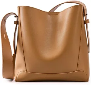 Aipjoy Bucket Bags For Women,Bucket Purses,Vegan Leather Shoulder Tote Bag Handbag With Adjustable Strap