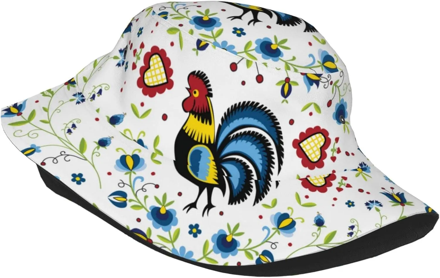 Animal Cute Chicken Bucket Hats Outdoor Summer Fashion Fisherman Hats Beach Mens Womens Teens Sun Hats for Travel