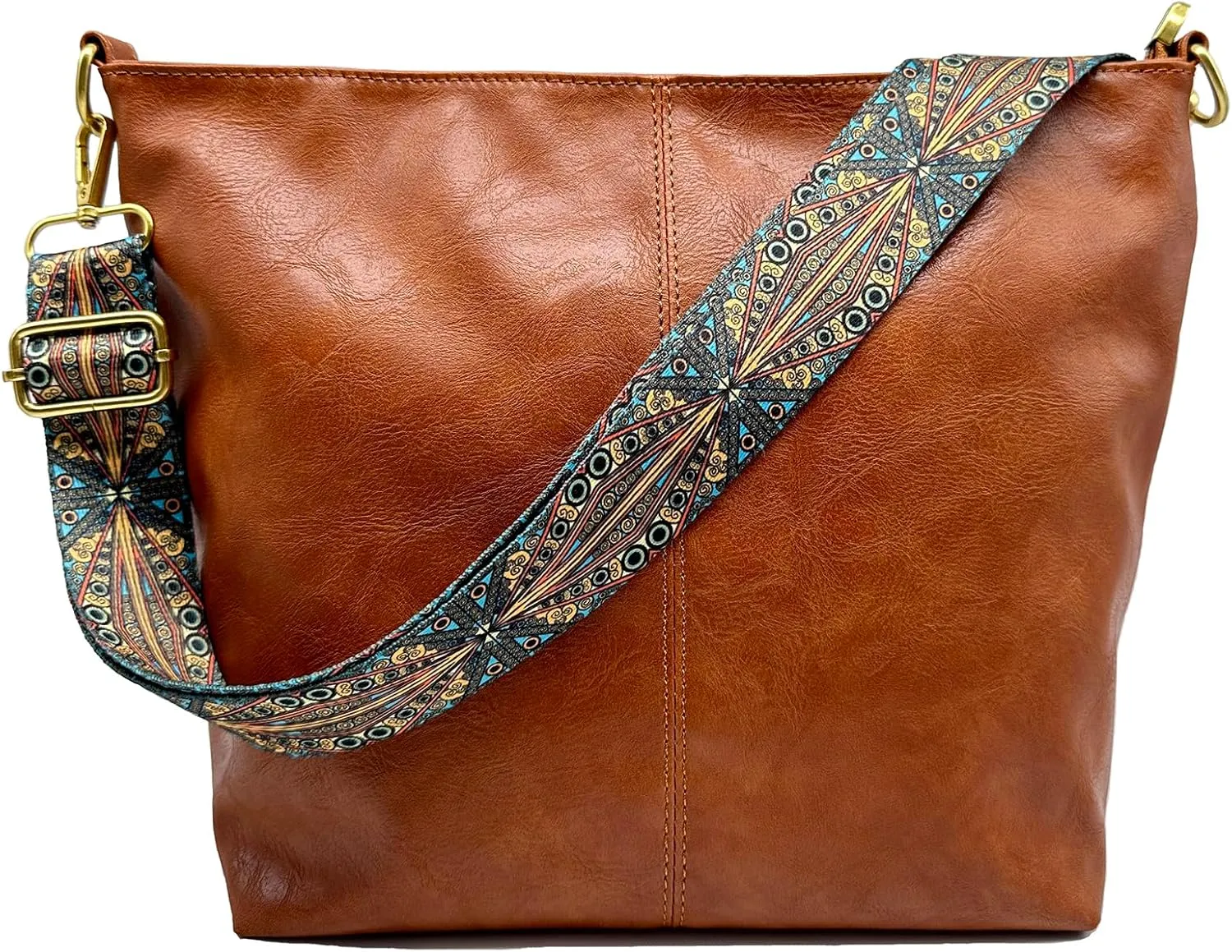 Aphoraeny Vegan Leather Bags Hobo Bags Crossbody Bag Guitar Strap Hobo Purses and Handbags