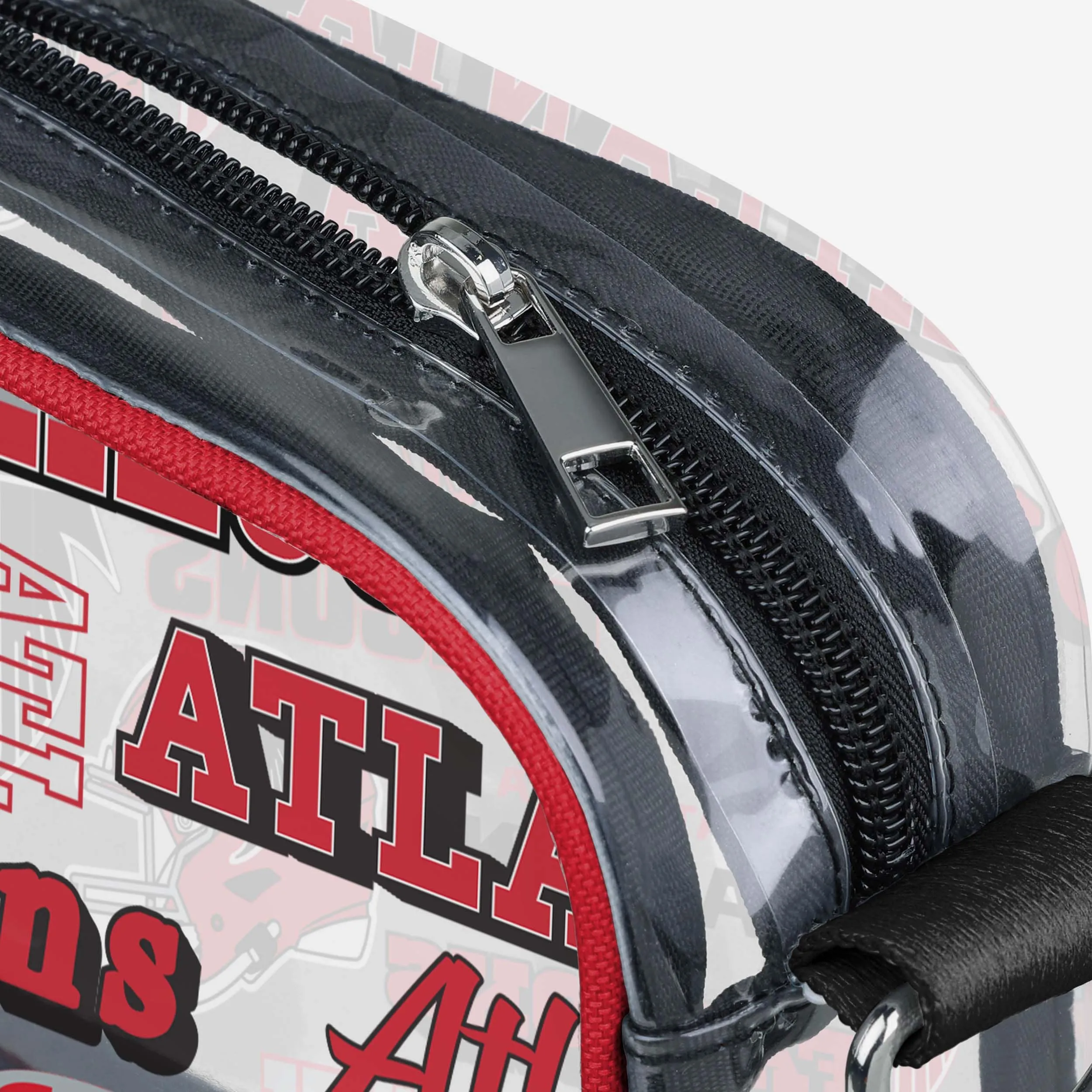 Atlanta Falcons Repeat Retro Print Clear Crossbody Bag