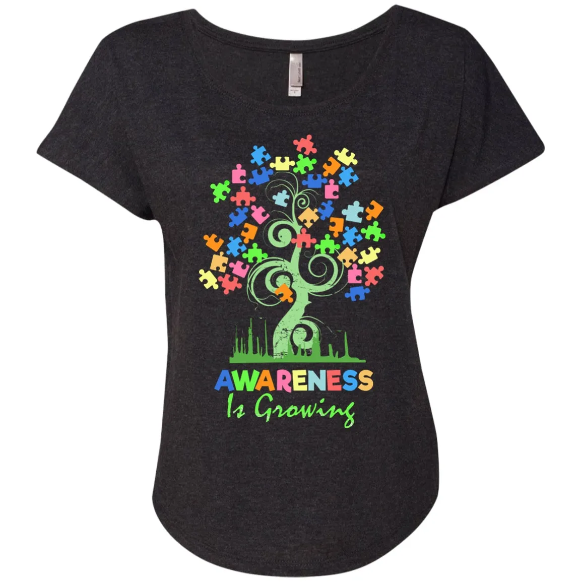 Autism Awareness Tree - Awareness Is Growing Shirts And Hoodies