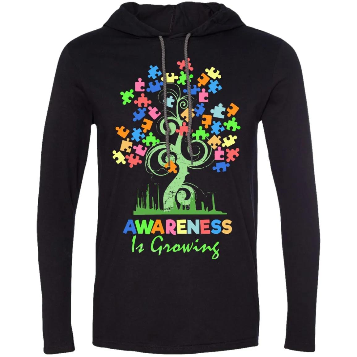 Autism Awareness Tree - Awareness Is Growing Shirts And Hoodies