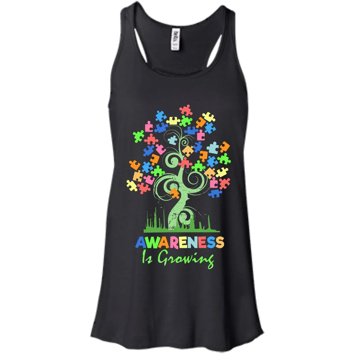 Autism Awareness Tree - Awareness Is Growing Shirts And Hoodies