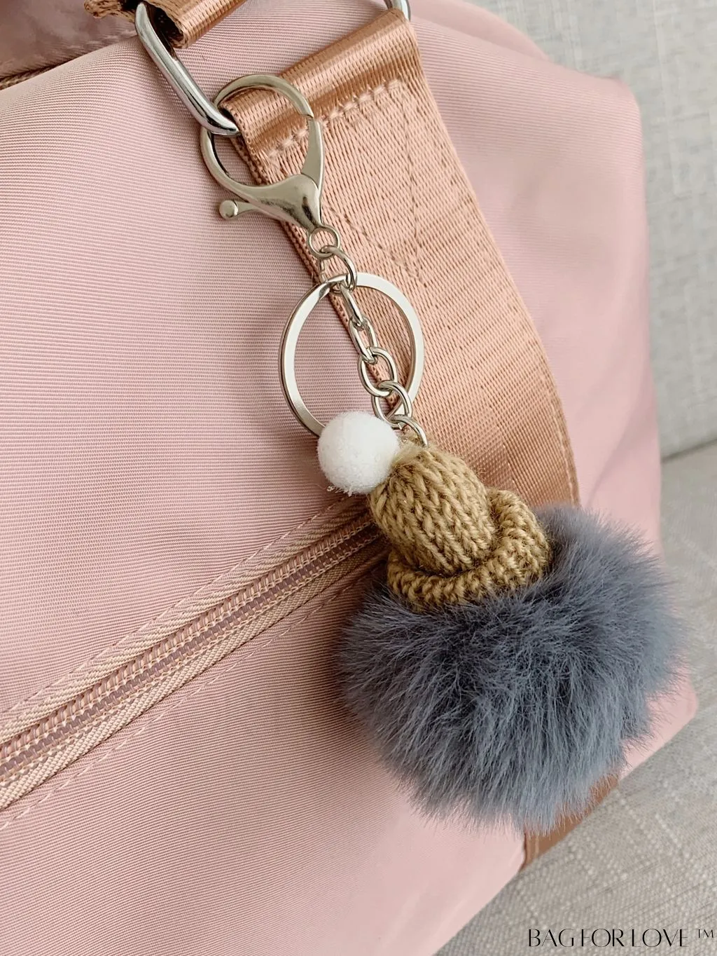 BagForLove - Expansive Pom Pom Embellished Duffle Bag with Ample Storage Capacity