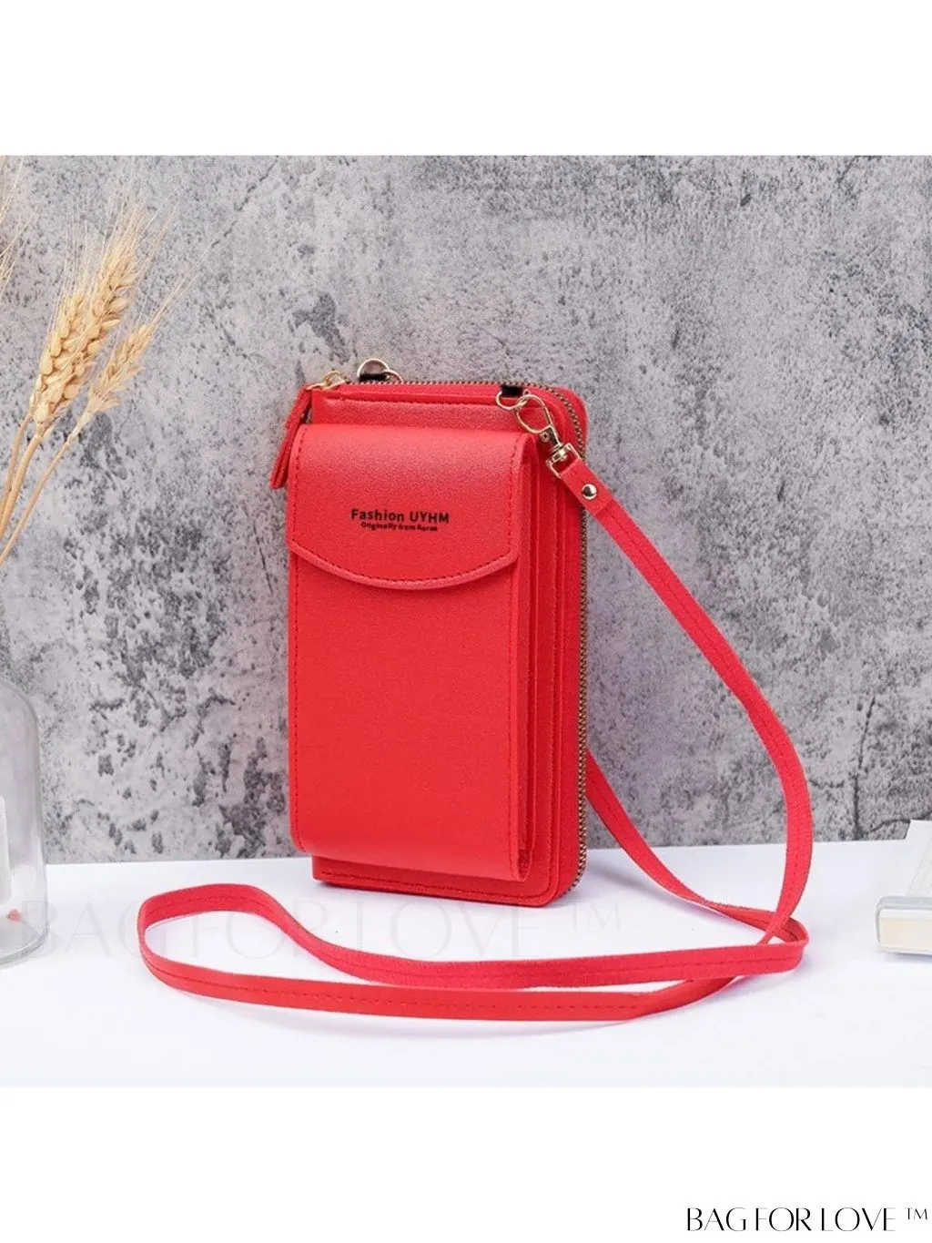 BagForLove - Portable Ladies Crossbody Phone Bag with Alphabet Print