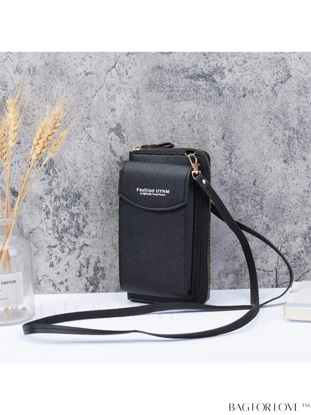 BagForLove - Portable Ladies Crossbody Phone Bag with Alphabet Print