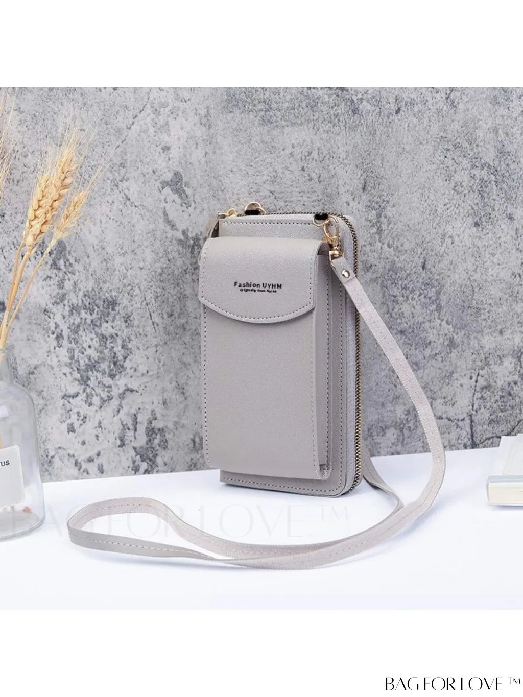 BagForLove - Portable Ladies Crossbody Phone Bag with Alphabet Print