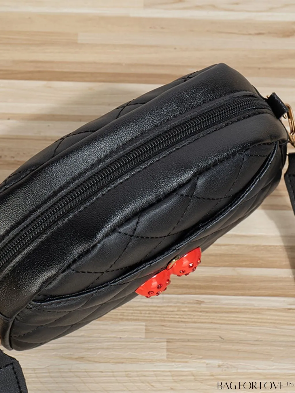 BagForLove - Stylish and Chic Cherry Embellished Womens Shoulder Bag