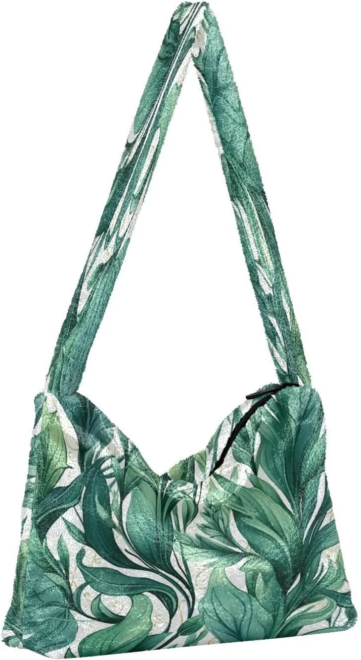 Beautiful Peacocks in Branches with Fruit Woman Shoulder Bag, Long Shoulder Bag, Tote Book Bag for Women