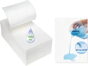 Bedside Commode Absorbent Pads, 100 Disposable Commode Pads for Commode Liners, Commode Liner Pads for Commode Chair, Bedpan, Bucket Toilet (100 Pads Only)