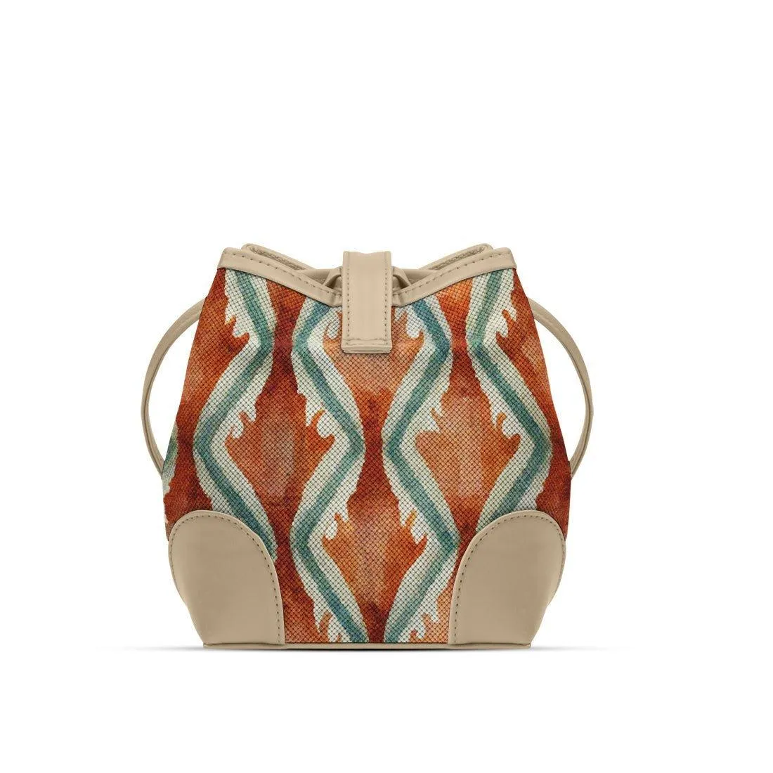 Beige Bucket Bags Volcano
