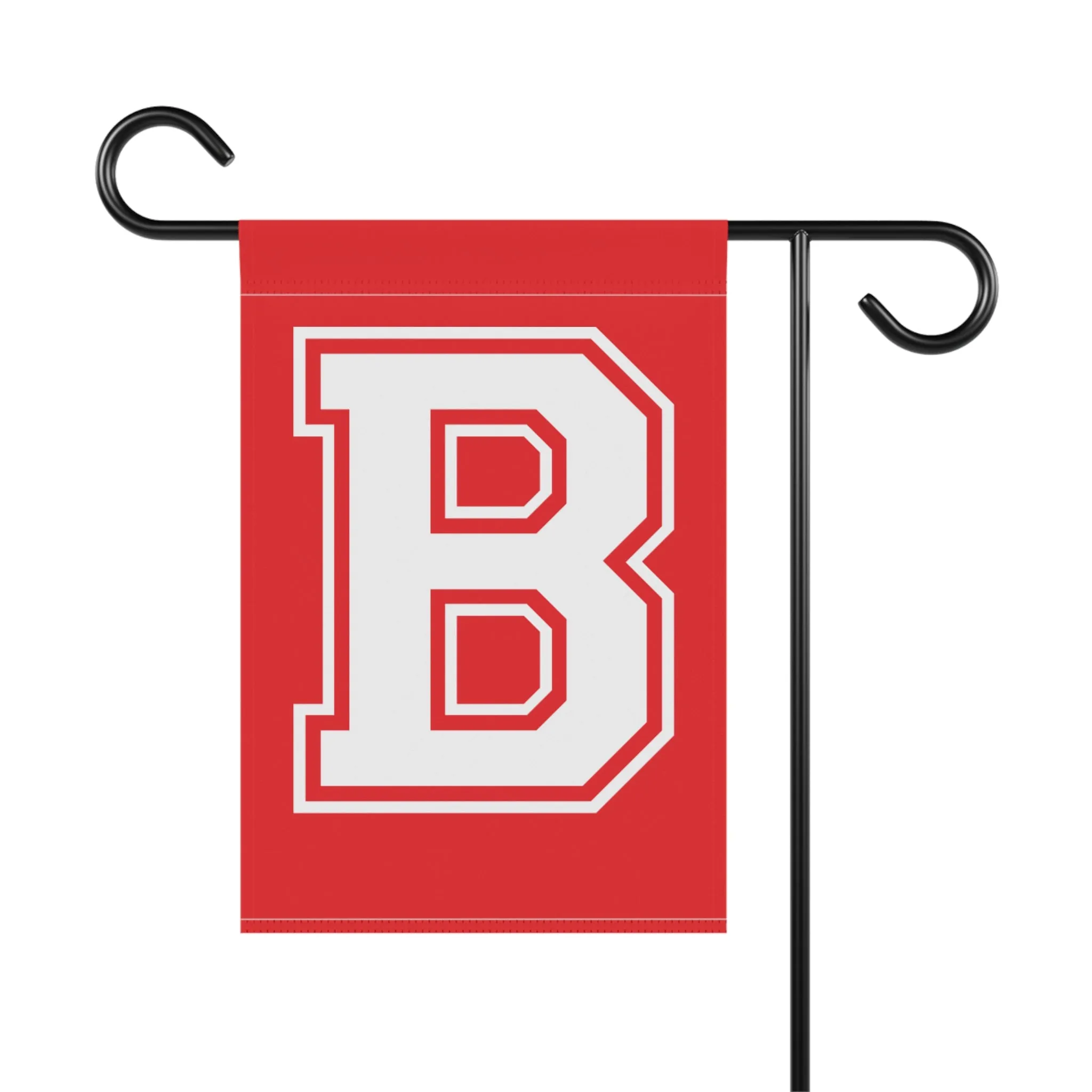 Bellefonte Garden Banner – Monogrammed Red Flag