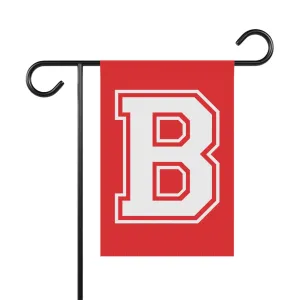Bellefonte Garden Banner – Monogrammed Red Flag