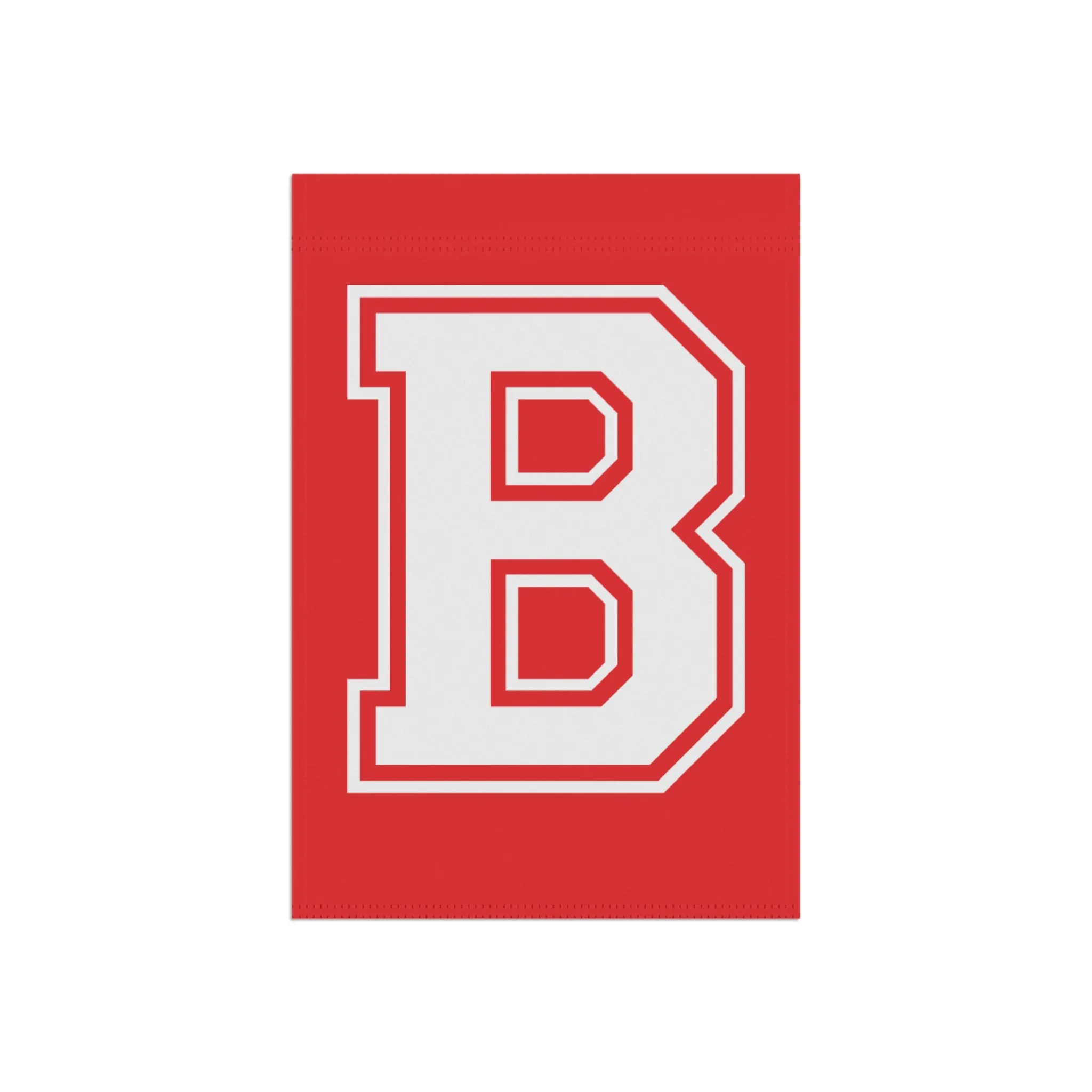 Bellefonte Garden Banner – Monogrammed Red Flag
