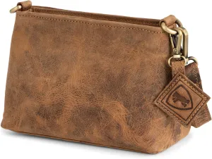 BERLINER BAGS Vintage Genuine Leather Shoulder Bag Marbella, Crossbody Purse for Women, Satchel Bag
