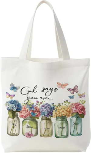 Bible Bags for Women, Christian Tote Bag, Gifts for Christian Women