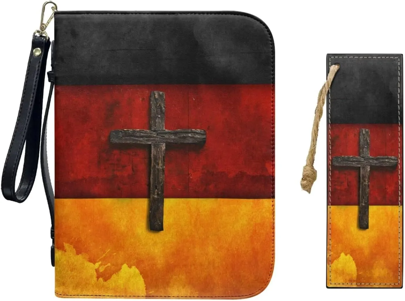 Bible Bags for Women Girls Bible Cover Case with Bookmarks for Men Church Book Handbag for Bible Study