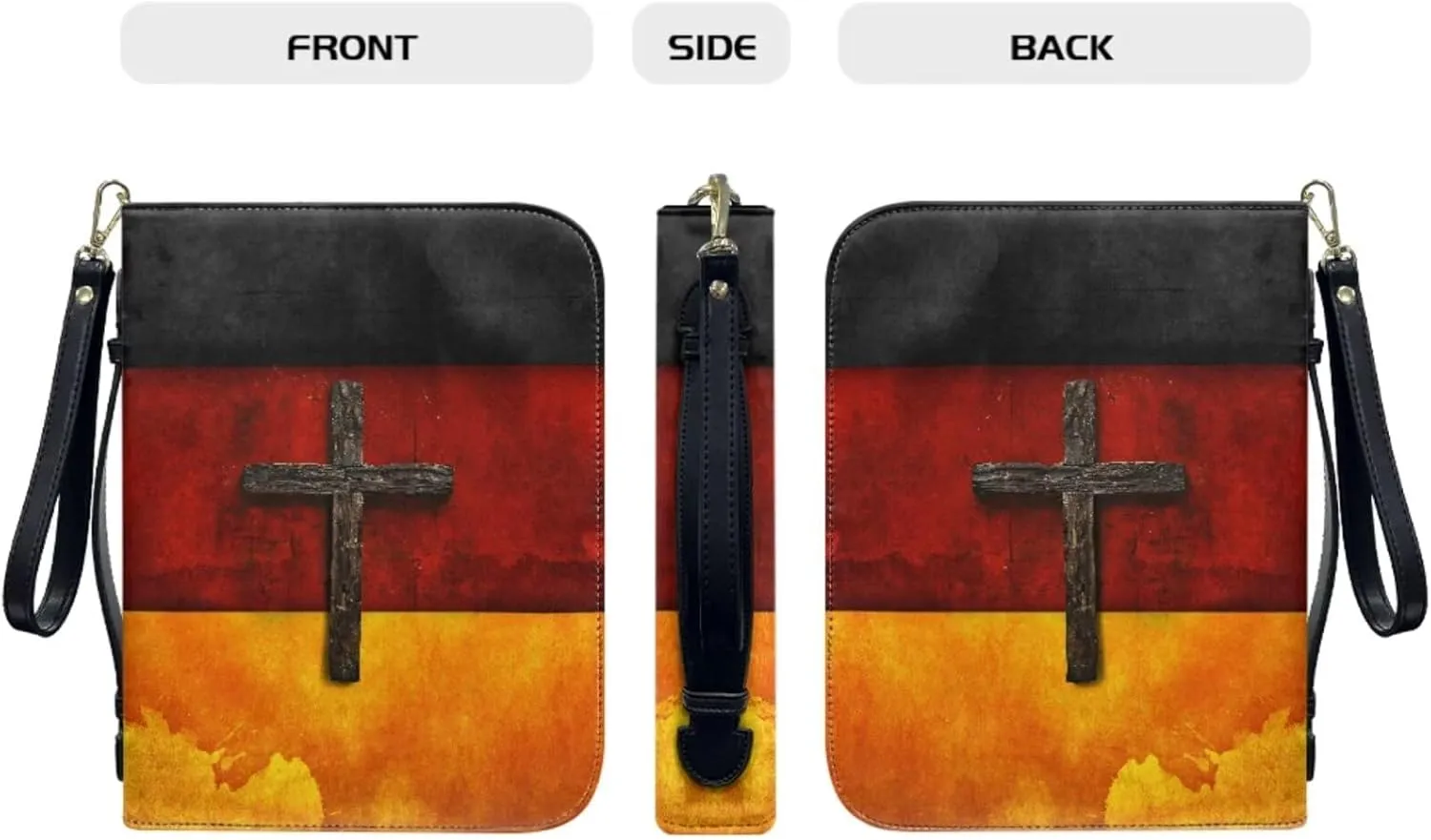 Bible Bags for Women Girls Bible Cover Case with Bookmarks for Men Church Book Handbag for Bible Study