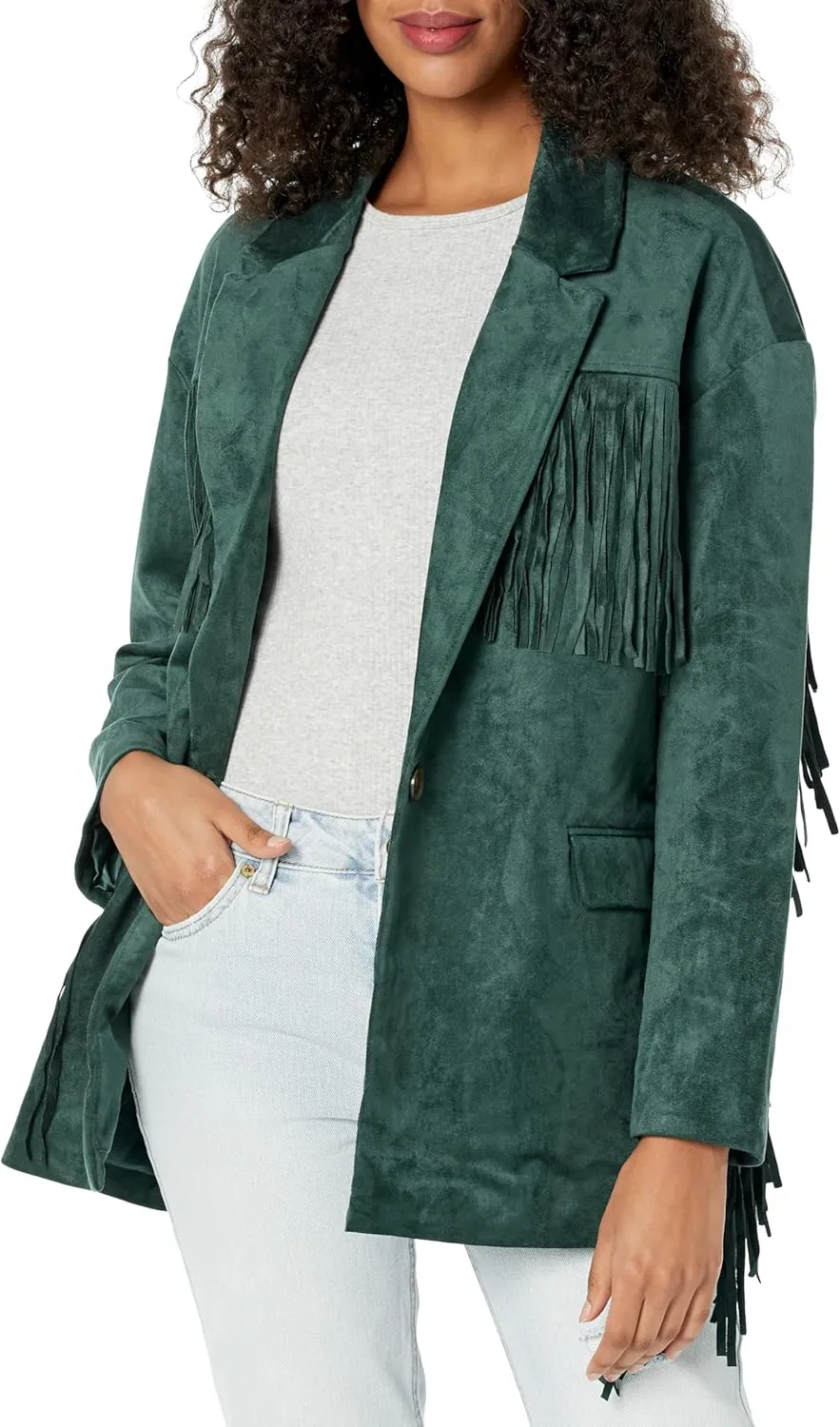 [BLANKNYC] Womens Women's Suede Coat