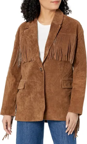 [BLANKNYC] Womens Women's Suede Coat
