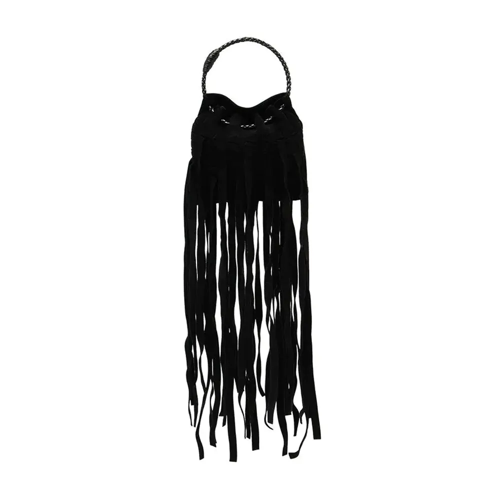 BOTTEGA VENETA Intrecciato Fringed Mini Bag