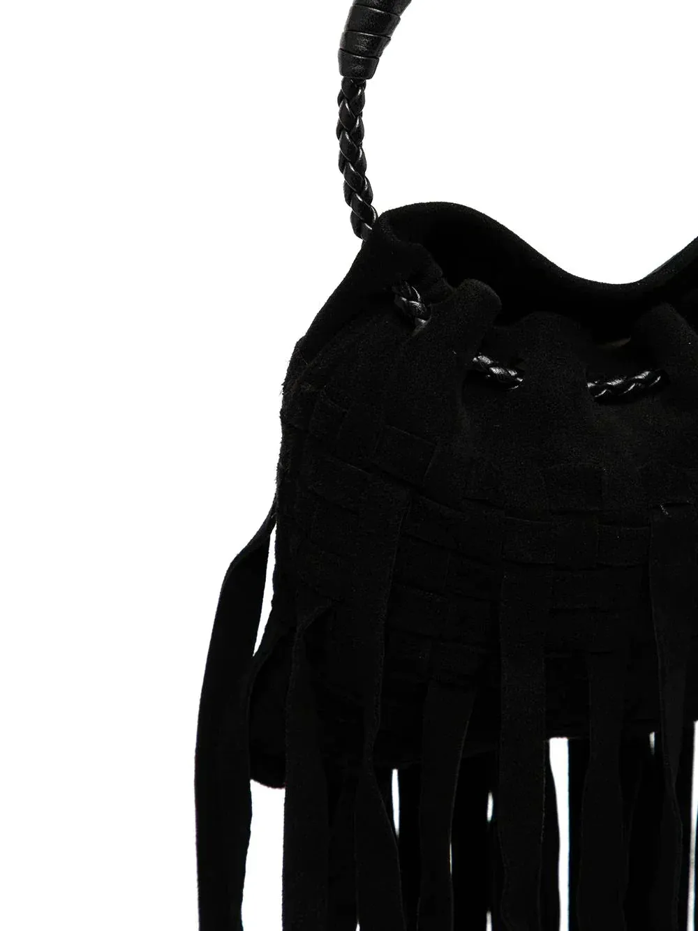 BOTTEGA VENETA Intrecciato Fringed Mini Bag
