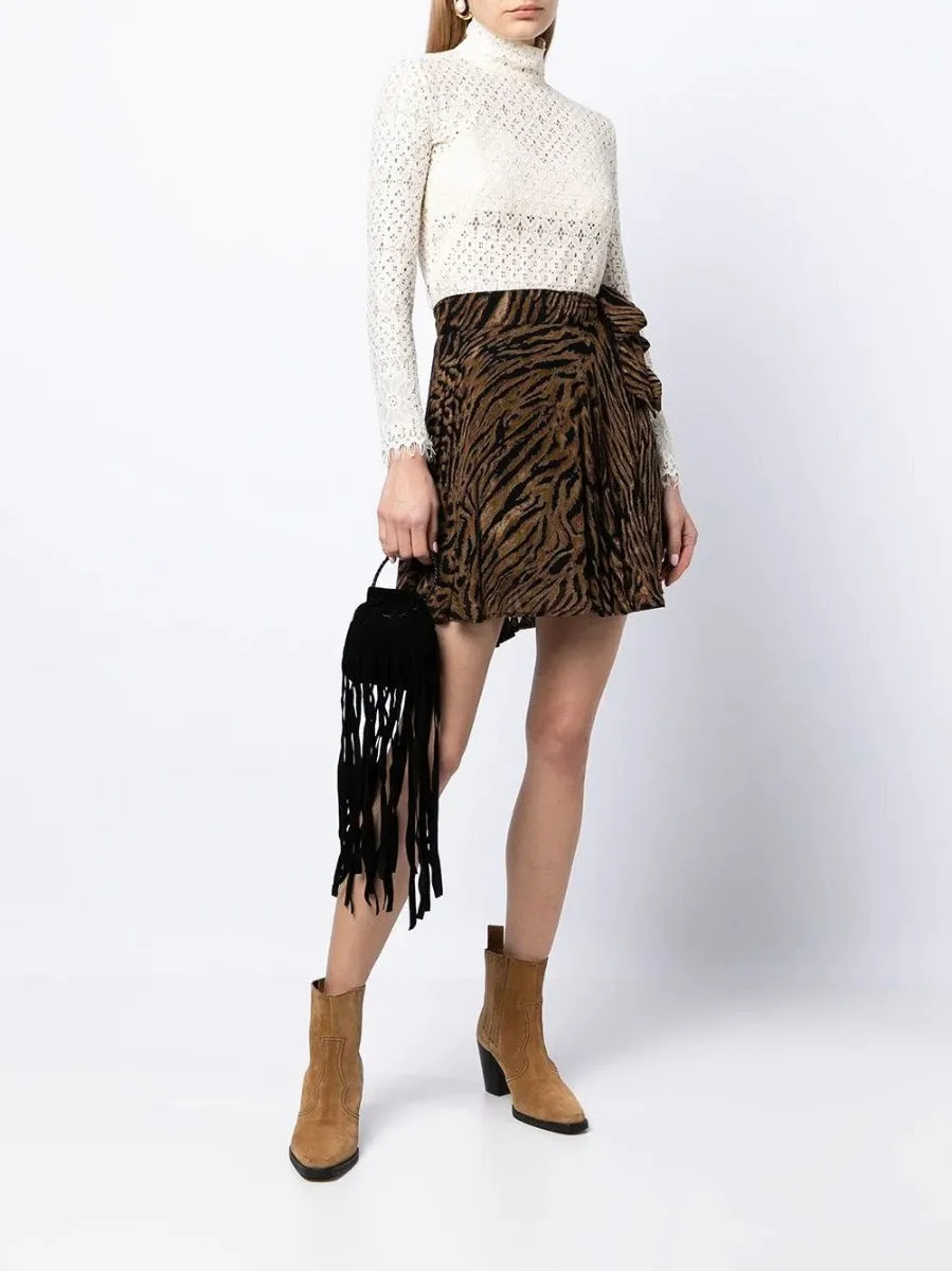 BOTTEGA VENETA Intrecciato Fringed Mini Bag