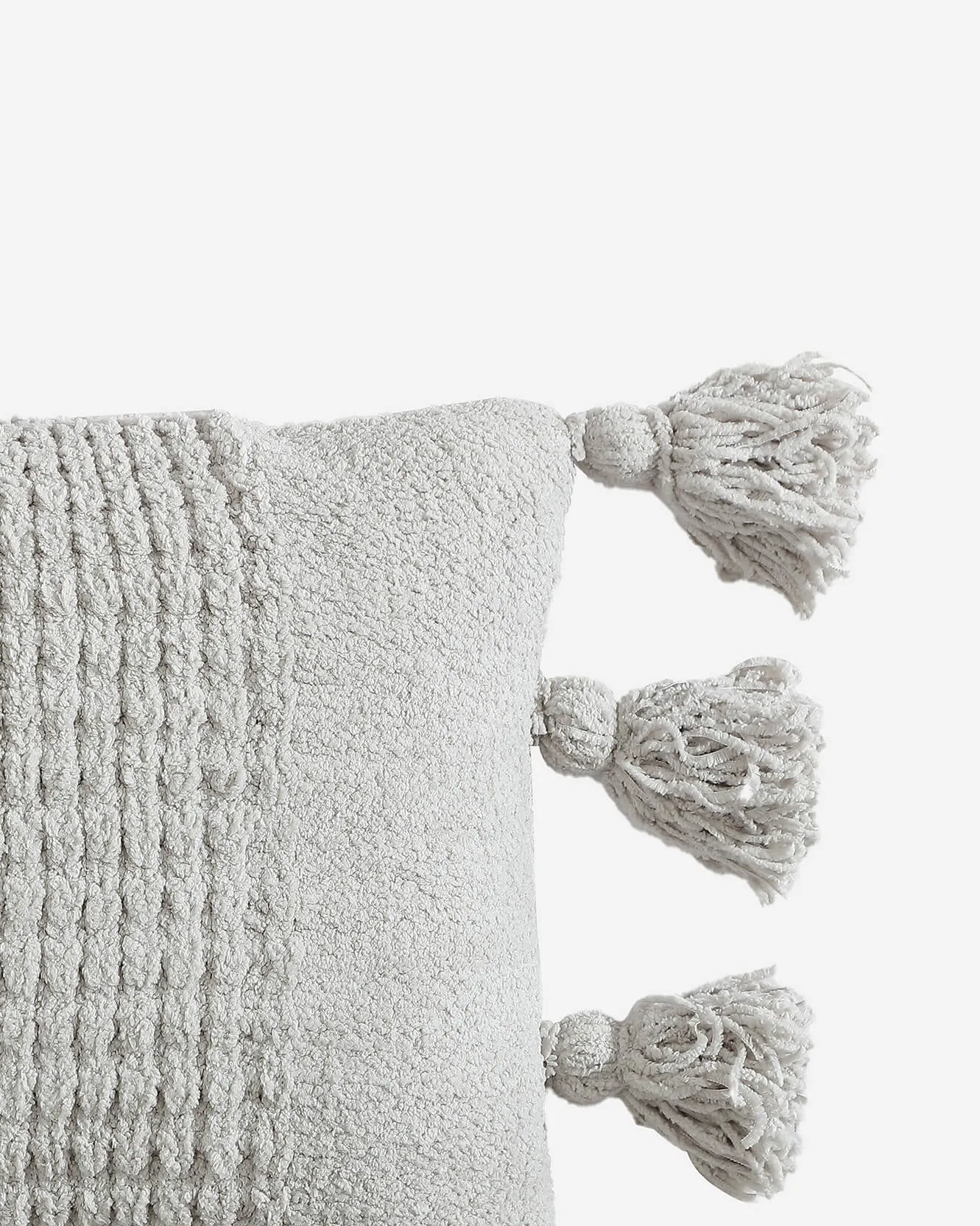 Braided Pom Pom Lumbar Pillow by Sunday Citizen
