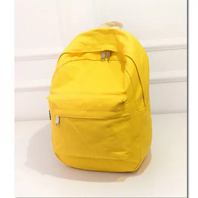 Brand Design Fashion Black Canvas Women Backpack Casual Travel Bags Preppy Style School Bags Brown mochila feminina