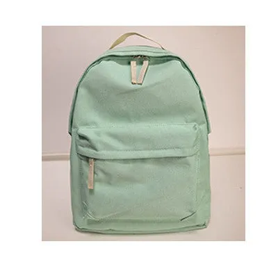 Brand Design Fashion Black Canvas Women Backpack Casual Travel Bags Preppy Style School Bags Brown mochila feminina