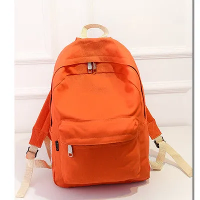Brand Design Fashion Black Canvas Women Backpack Casual Travel Bags Preppy Style School Bags Brown mochila feminina