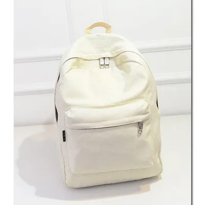 Brand Design Fashion Black Canvas Women Backpack Casual Travel Bags Preppy Style School Bags Brown mochila feminina