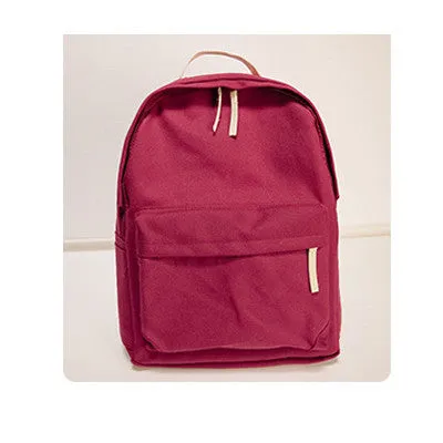 Brand Design Fashion Black Canvas Women Backpack Casual Travel Bags Preppy Style School Bags Brown mochila feminina