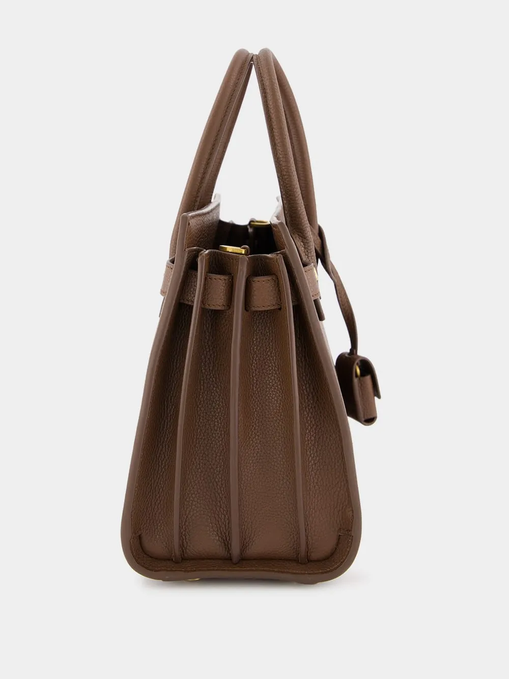 Brown Leather Sac De Jour Baby