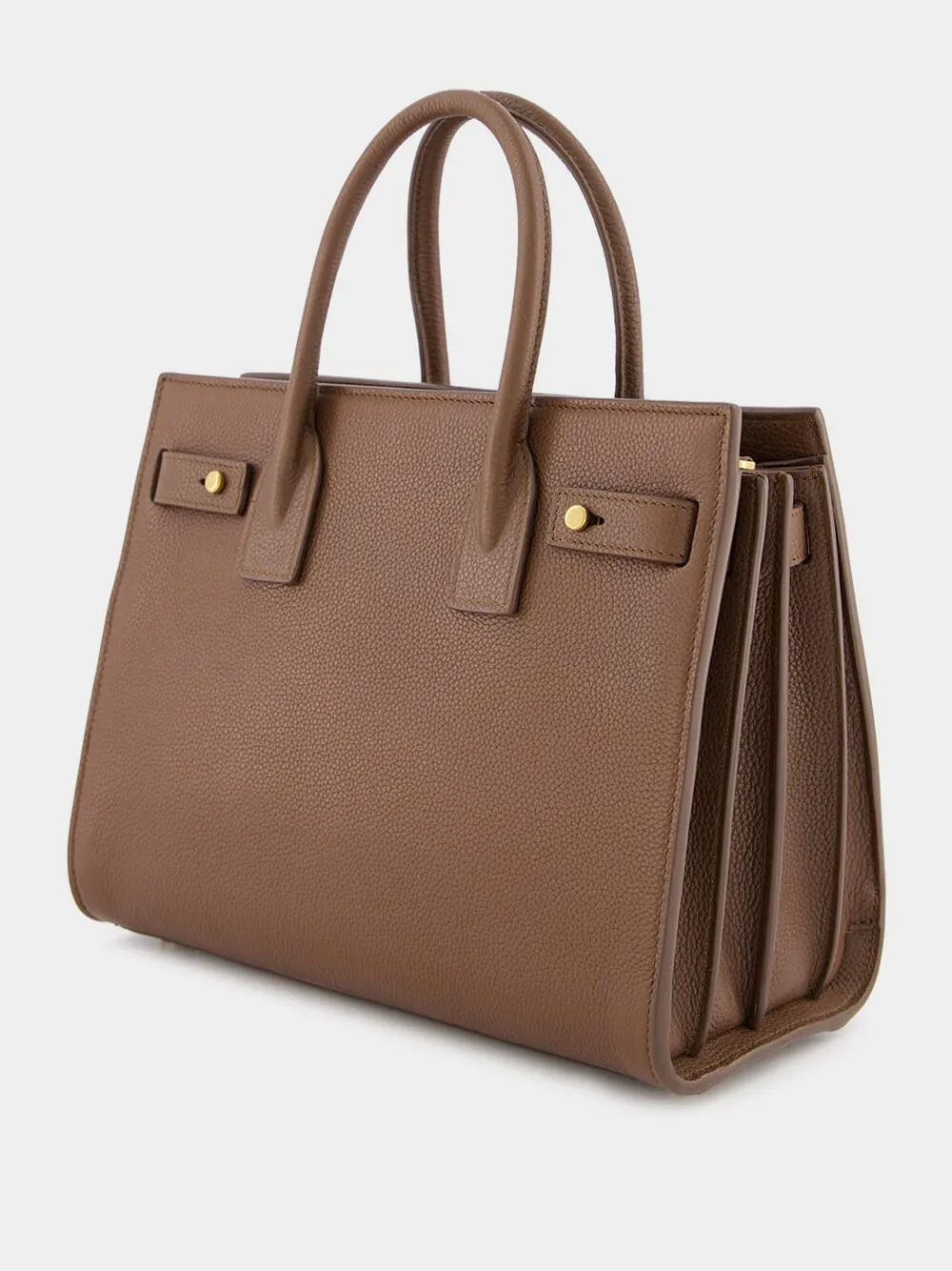 Brown Leather Sac De Jour Baby