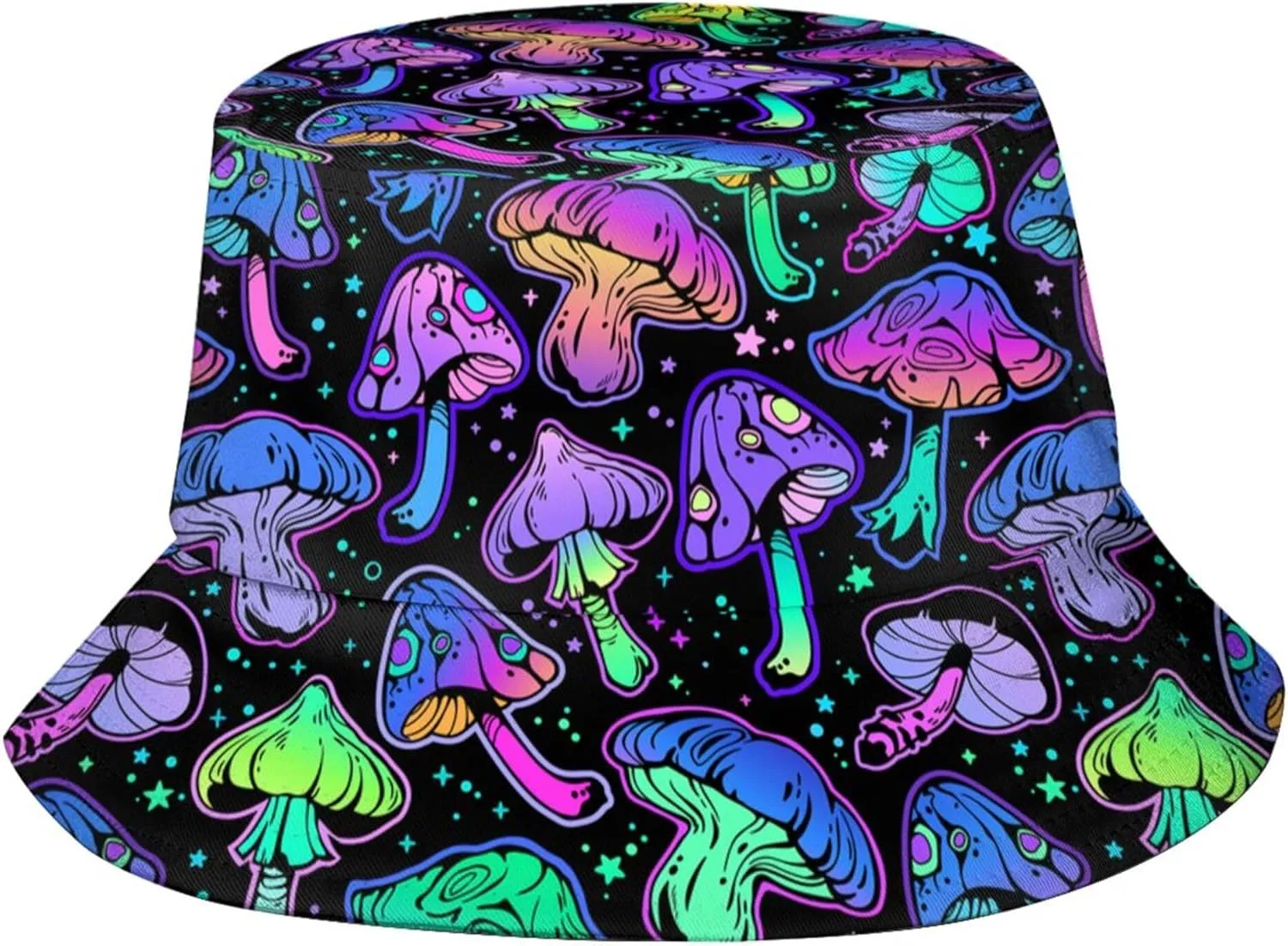 Bucket Hat for Women Men, Fashion Print Outdoor Beach Hat Packable Sun Cap for Travel Hiking