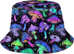 Bucket Hat for Women Men, Fashion Print Outdoor Beach Hat Packable Sun Cap for Travel Hiking