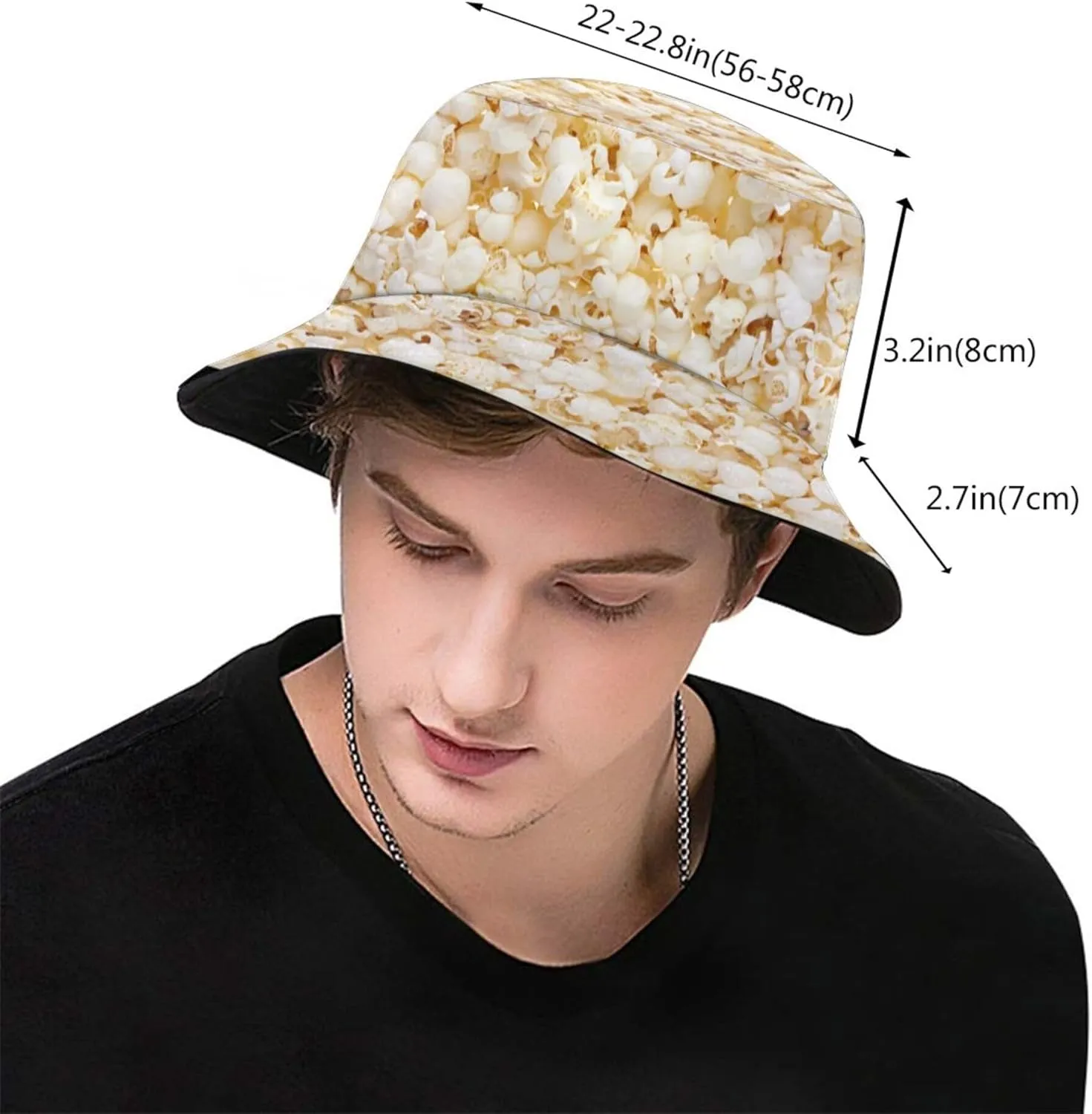 Bucket Hat for Women Men, Fashion Print Outdoor Beach Hat Packable Sun Cap for Travel Hiking
